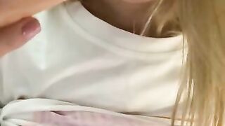 Blowjob, fucking myself with a dildo!