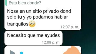 la novia de mi amigo me escribe para contarme sus problemas y le saca la vuelta- sexo discreto