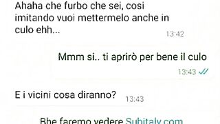 Sento strani rumori dal bagno Chat dialoghi italiano