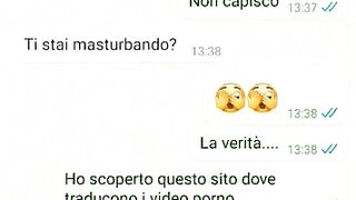 Sento strani rumori dal bagno Chat dialoghi italiano