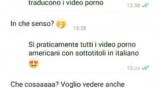 Sento strani rumori dal bagno Chat dialoghi italiano