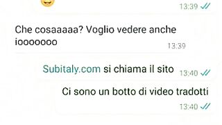 Sento strani rumori dal bagno Chat dialoghi italiano