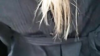 HORNY MILF Tries Not to Get CAUGHT while MASTURBATING in PARKING LOT | AngySin