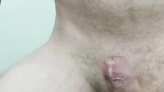 2nd attempt hands free cumshot leading to a double cumshot