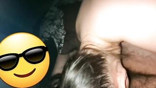 Step mom gives best blowjob to step son on camera