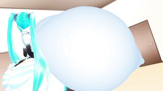 Imbapovi - Miku Milky Breasts Inflation Prank