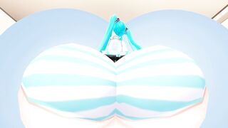 Imbapovi - Miku Milky Breasts Inflation Prank