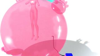 Imbapovi - Latex Suit Balloon Inflation