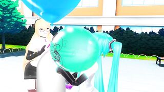 Imbapovi - Miku, Lindsey, Balloons and Blow Kisses Inflation