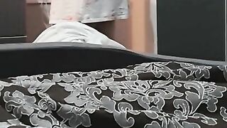 Sneaky step mom get fucked and pregnant women by step son