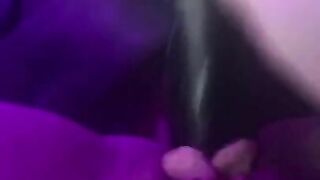 Loudly cumming hard on my dildo