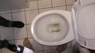 Toilet Piss and Clean up