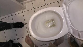 Toilet Piss and Clean up