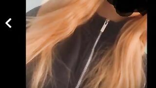 Real blonde girl from Tinder (text, conversation and photos) is Fucked by a Big Cock