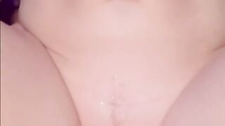 Sexy college wife gets fucked with cum squirt and creampie