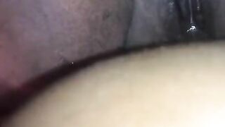 Made her squirt on the dick!! Then I nutted on that clit????????