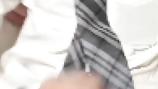 ges_katu スーツ ぶっかけ 大噴射 オナニー