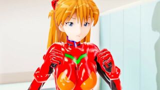 Imbapovi - Rei and Asuka Plug Suits Inflation to Burst