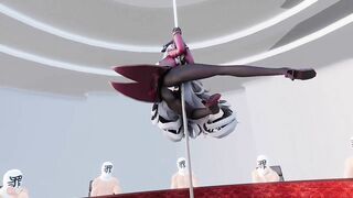 0425 -【R-18 MMD】BlueOath Scharnhorst's Pole Dance 沙恩霍斯特X钢管舞