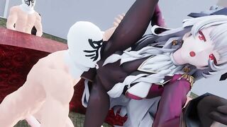 0425 -【R-18 MMD】BlueOath Scharnhorst's Pole Dance 沙恩霍斯特X钢管舞