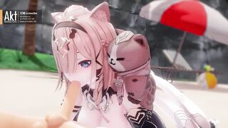 0418 -【R18-MMD】AKT - Honkai Impact 3rd 崩坏三 Pardofelis's first time 帕朵菲莉丝