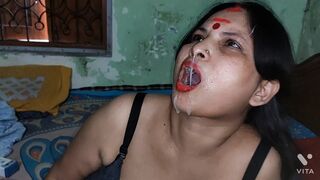 Bhabhi cum in mouth ( first time)