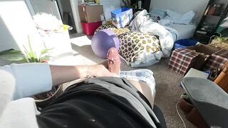 Slow motion cum shot