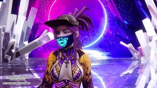 [MMD] (G)I-DLE - TOMBOY Hot Kpop Dance Ahri Akali Evelynn Kaisa League of Legends KDA