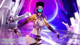 [MMD] (G)I-DLE - TOMBOY Hot Kpop Dance Ahri Akali Evelynn Kaisa League of Legends KDA