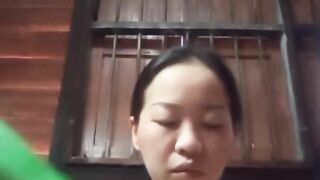 Chinese girl alone at home 41