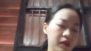 Chinese girl alone at home 40