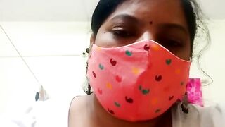 Desi Indian Divya aunty on webcam video