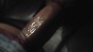 Night time blowjob