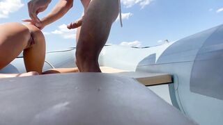 Fucking my hot ass girlfriend Melissa on a boat