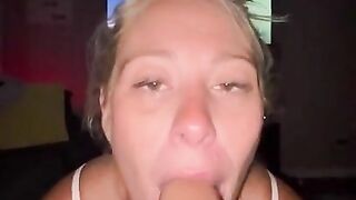 Sexy blonde takes big dick in her ass ???? after sucking it (OnlyFans @blondie_dread for FULL video)