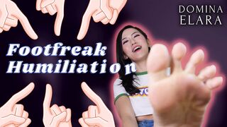 Foot Freak Humiliation Full Clip: dominaelara.com