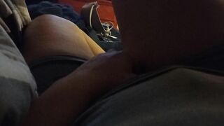 Rubbing my pussy while he snoring