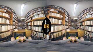 VR 180 - Laney Grey Rides will Pounder in the Library