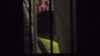 Voyeur neighbour ass and fucking from balcony