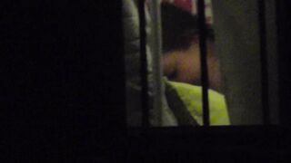 Voyeur neighbour ass and fucking from balcony