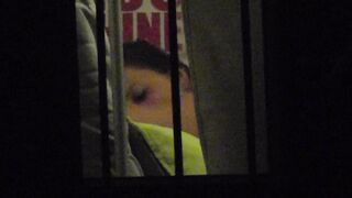 Voyeur neighbour ass and fucking from balcony