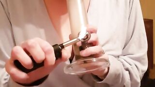 Smoking a Bong