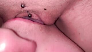 Cumming on his Face