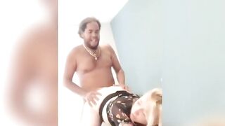 Fat Dude Fucking Blonde Escort Raw in Cheap Hotel