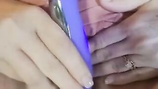 Pussy play with new toy