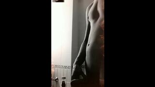 couple masturbates over video call