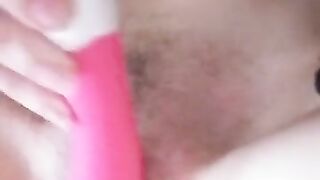 Finally letting myself cum after hours of edging with my vibrator