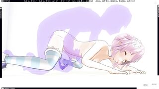 3D HENTAI Creampie Neptunia in the ass