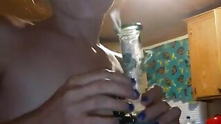 Milf loves to smoke