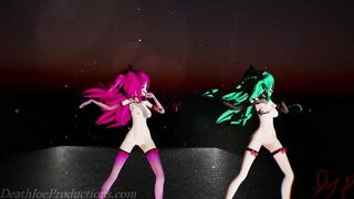 MMD R18 Yamakaze Duet - love me if you can -1043